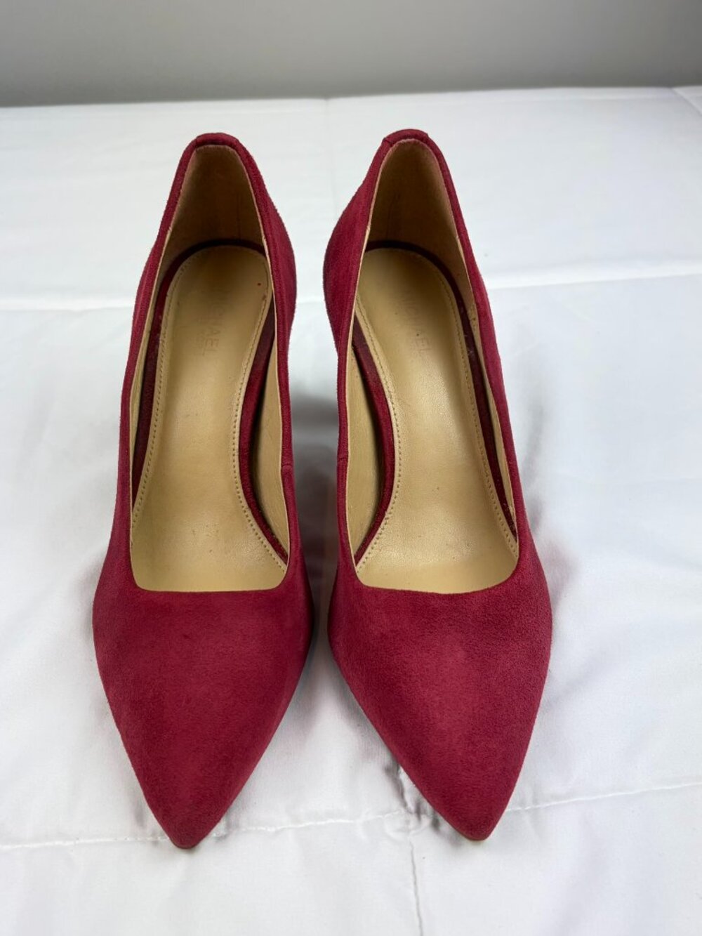 Michael Michael Kors Red Suede High Heels Size 6.5